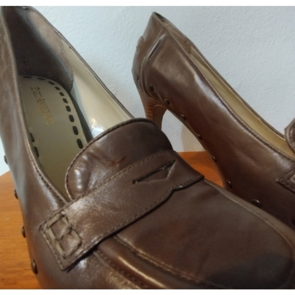 Enzo Angiolini Balinia studded leather heels 9M - Picture 6 of 11